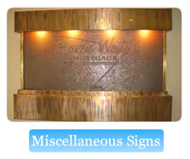 Miscellaneous Signs